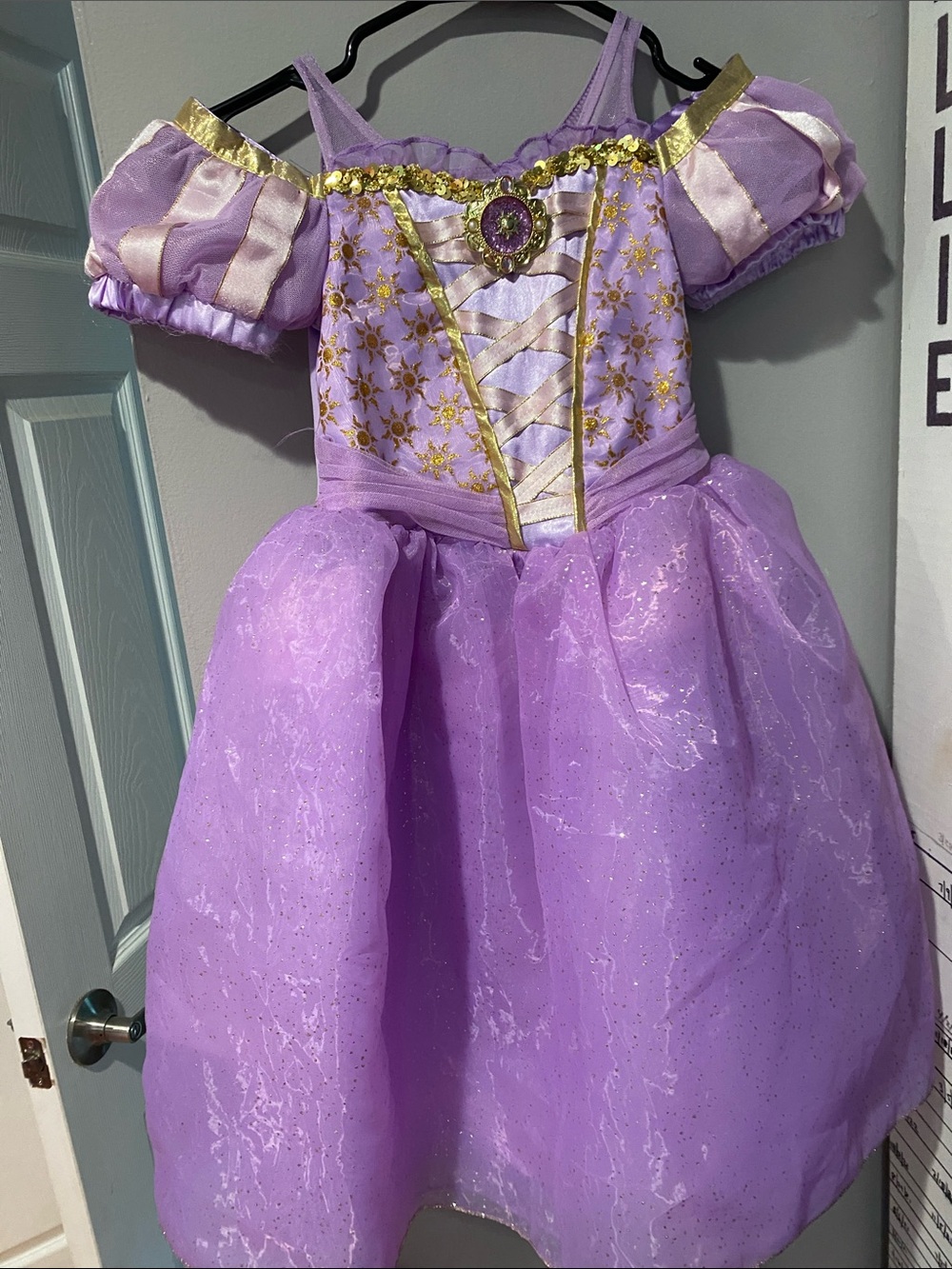 Disney Lavender & Gold Princess Dress Costume